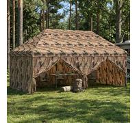 Gazebo Pop-up avec 4 Panneaux Latéraux Camouflage Forest ajustable vidaXL vidaXL