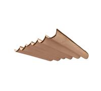 Gazebos de Style ondulé for Cour extérieure, auvent Balcon Maison, Pergola Pliante rétractable 1 pièce pour Jardin(Khaki,1.8 * 4.0m)