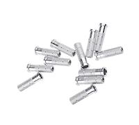 Gazechimp 12 x Inserts De Fleche Tir à Arc Pointe De Flèche en Aluminium Support De Flèchette - Argent, 6.2mm