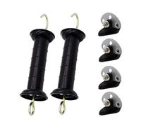 Gazechimp 2 Poignées de Portail Isolées pour Clôtures électriques, Adaptées Aux Pâturages et