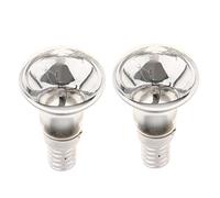 Gazechimp 2pcs 25W SES R39 E14 Ampoules à Réflecteur Verre Lampe Tungstène Spot pour Maison Bureau Magasin Argent