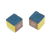 Gazechimp 2pcs Craies de Billard Américain, Queue de Snooker et de Billard Général - Bleu, 2.2 x 2.2 x 2.2cm