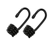 Gazechimp 2Pcs Crochets Spirales en Fil Métallique Revêtu de Plastique Pour Sandow Corde Elastique Corde de Choc Dia. 6mm