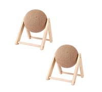 Gazechimp 2X Chat Gratter des Exercices en Bois pour Animaux de Compagnie