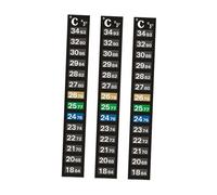 Gazechimp 3 Bandelettes Thermométriques pour Aquarium, Indicateurs de Température 18°C34°C (64°°F)