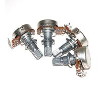 gazechimp 4 Pièces 10k Ohm Audio Log Taper Log Pot A10K à Cosses à Souder Potentiomètre à Arbre Fendu