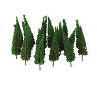 Gazechimp 50pcs 1/100 Arbre Plante Sapin pour Maquette Trains HO N Paysage 6.5cm