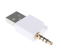 Gazechimp Adaptateur Usb 2.0 à 3.5mm pour Apple iPod Shuffle 1ère 2ème Génération - Blanc