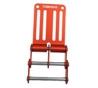 Gazechimp Attache Rapide Boucle Clip Ceinture Outil Aluminium Acier Connecteur Universel Système Sécurisé Installation Rapide Utilisation pour Électriciens Char, Rouge