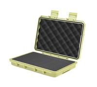 Gazechimp Boîte de Rangement Étanche pour Outils Instrument Coffret de Transport Robuste avec Mousse Personnalisable Système de Fermeture Fiable Utilisation Pou, Beige L