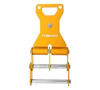 Gazechimp Boucle Ceinture Outil Libération Rapide Universelle Attache Sac Aluminium Alliage Fonction Installation Simple Adaptée pour Électricien Charpentier Br, Jaune 60 Mm