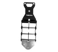 Gazechimp Boucle Ceinture Outil Libération Rapide Universelle Attache Sac Aluminium Alliage Fonction Installation Simple Adaptée pour Électricien Charpentier Br, Noir Rotatif