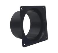 Gazechimp Connecteur de Conduit D'Air Raccord de Bride pour Ventilation Pièce de Rechange Sèche-linge Montage Facile En Pp Adapté Aux Cuisines Salles de, 3 Pouces