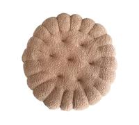 Gazechimp Coussin Biscuit Forme Coussin pour Siège Moelleux Tapis de Chaise Décoration Méditation En Pluah Adapté à La Salle Bureau Balcon, Rond Kaki