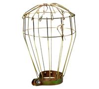 Gazechimp Couvercle de Lampe Chauffante pour Reptiles, Multifonctionnel, Couleur Or, pour Animaux de Compagnie