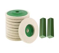 Gazechimp Lot de 12 Disques de Polissage En Feutre de Laine, Accessoire Facile à Installer.