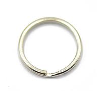 Gazechimp Lot de 50pcs Anneaux Brisés Porte-clés Divisé Durable 1.2X18mm - Argent