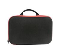 Gazechimp Mallette de Perceuse Électrique Boîte à Rangement Sac de Transport Pratique Accessoires Électricien Protège Outils Convient pour Bricolage, Rouge