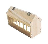 Gazechimp Mangeoire à Pigeons, Boîte de Distribution de Nourriture pour Volailles (cailles, Etc.) - Maison