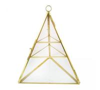 Gazechimp Présentoir à Bijoux En Verre Transparent Pyramide 2x3Tier