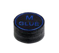 Gazechimp Procédé Queue de Billard en Cuir de Porc Noir 11mm/13mm Douce/Moyenne/Dure - Noir, 13mm Moyenne