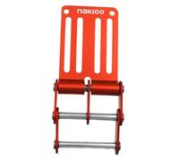 Gazechimp Quick Detach Boucle Clip Ceinture Outil Déverrouillage Rapide Alliage Aluminium Acier Robustesse Convient pour Électricien Menuisier Chantier, Rouge