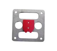 Gazechimp Support Ceinture Porte-mètre Ruban Clip Ceinture Installation Rapide Porte-outil Poche Portable Base Détachable Ceinture Métal et Pp Adapté pour Range, CarrÉ