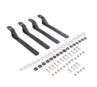 Gazechimp Support De Fixation De Sacoche Universelle pour Moto Robuste, Noir