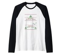 Gazelle Hélicoptère Militaire Motif Produit de Noël Manche Raglan