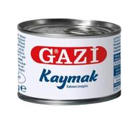 Gazi Crème Kaymak Crème Produit 100 % LAIT DE VACHE Teneur en matières grasses de 23 % 170 g avec épicerie Pufai