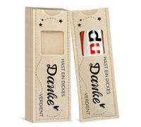GAZIL Enveloppe en Feutre pour Chocolat Noir | 10 Pièces (Sans Chocolat) | Petit Cadeau Merci | Pour Collègues, Équipe, Noël, Mariage, Anniversaire (Sunshine)