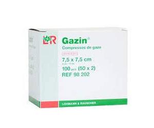 GAZIN COMPRESSE STERILE 7CM5 X 7CM5 SAC 2 50