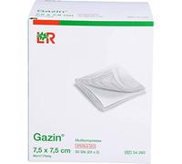 Gazin Mullkompresse 7,5 cm x 7,5 cm steril 8fach, 50 pc Compresses