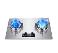 Gaziniere À Gaz 7.2 KW - En Acier Inoxydable À 2 Brûleurs, Cuisinière À Gaz De Synchronisation De 180 Minutes, Facile À Nettoyer