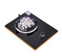 Gaziniere Gaz 4,5 KW, Plaque De Cuisson À Gaz 1 Brûleur, Cuisinière À Gaz Portable En Verre Trempé, Cuisinières À Gaz De Table Et Encastrées, Avec Protection Anti-extinction(NG)