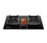 Gaziniere Gaz 5.2 KW, Table De Cuisson À L'allumage Automatique Du Poêle À Double Brûleur, Camping De Propane LPG En Plein Air, 2 Brûleur De Poêle Portable Burner À Poêle(LPG)