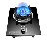 Gaziniere Gaz - Cuisiniere, Brûleur De Poêle En Verre Trempé, Cuisinière À Gaz Portative De Cuisine, Réchaud À Gaz De Camping Facile À Nettoyer, Cuisinière À Gaz À Flamme Réglable (Size : NG)