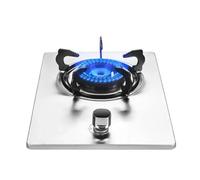 Gaziniere Gaz - Cuisiniere Gaz, Cuisinière À Gaz En Acier Inoxydable Brûleur À 9 Cavités, Poêle De Conversion Gaz/LP, Poêle À Haute Flamme De Bureau Intégré, Avec Protection Anti-incendie(LPG)