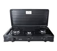 Mpm Smile-kn-03/1kb Gas Camping Kitchen 3 Burners Argenté
