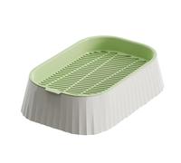 Gazocua Bac À pour Chats D'Intérieur, Plateaux De Germination pour Pot D'À Chat Et, Conteneur Hydroponique Double Couche, Outils De Plantation, Boîte De Pépinière pour Germination