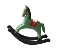 Gazocua Décoration de Cheval à Bascule - Statue de Bureau Sculptée à la Main | Décoration pour Chambre À Thème Équestre | Cadeau pour Adultes Bureau Maison Élèves