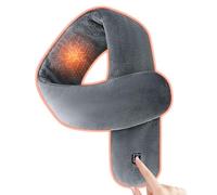Gazocua Écharpe Chauffante Électrique - Massage par Vibration 3 Niveaux,Écharpe Cervicale Chauffante USB - pour Femmes Hommes Adolescents Adultes Déplacements Cyclisme Ski Course à Pied Camping Voyage