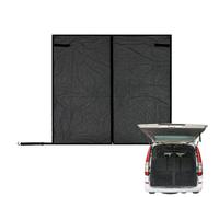 Gazocua Filet de protection pour coffre - 147 x 145 cm - Magnétique anti-mouches - Grille de protection pour vitres arrière SUV - Protection solaire pour les voyages en plein air - Pour camionnette