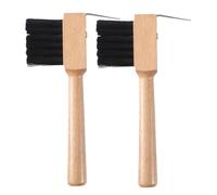 Gazocua Grattoir à sabots avec brosse, brosses de soin pour sabots, 2 accessoires portables pour l'entretien quotidien des selles et du nettoyage des sabots pour éliminer la boue, la saleté, la saleté
