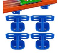 Gazocua Lot de 4 supports de présentation à suspendre pour modèles de voitures miniatures sur voie unique, pour présenter des modèles de voitures sur des pistes individuelles, pour les jouets de