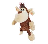 Gazocua Marionnette à main en peluche, marionnette interactive, pour les spectacles de théâtre, poupées d'animaux douces pour jeux de rôle, anniversaire, vacances, panier de Noël