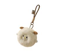Gazocua Porte-clés | Objet de Collection Souvenir Doux en Peluche - Porte-clés Peluche Animalier - pour Femme, Fille, Enfant, Ado, Cadeau, Voyage, Cartable, Sac À Dos