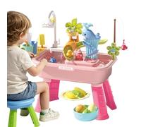 Gazocua Table à Eau d'extérieur pour, De Plage Éducatifs, Jeu D'Activités Sensorielles, pour garçons Filles Jardin Patio Plage Camping crèche Maison Salle de Jeux Vacances