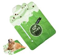 Gazocua Tapis rafraîchissant pour chien - Coussin rafraîchissant en gel pour chiens, Hot Days Bite Resistant Bed Animals Couverture confortable pour canapé Sol Fermeture éclair Siège de voiture Voyage