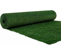 Gazon artificiel 1 cm WERKA PRO 1 x 4 m soit 4m², vert | Perméable, polyvalent, anti-UV, usage jardin et terrasse, balcon, piscine, épaisseur 1 cm, facile à nettoyer